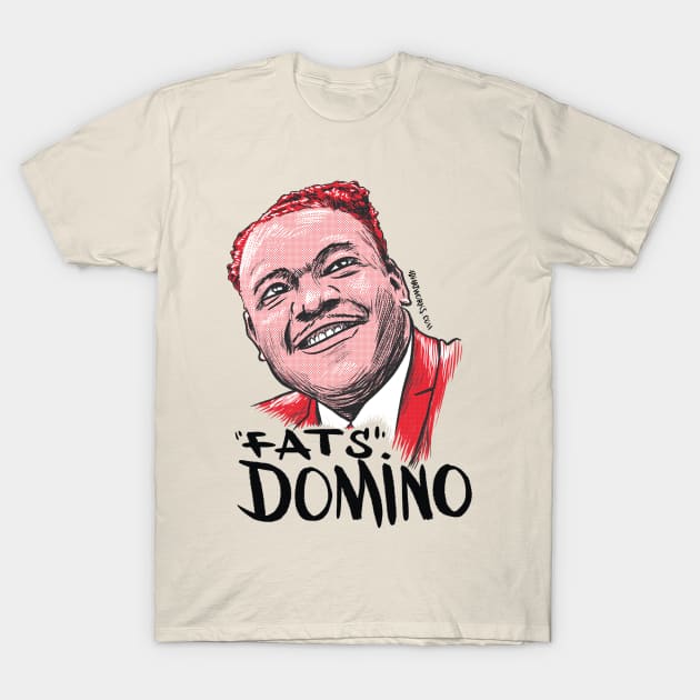 Fats domino T-Shirt by adiartworks.com